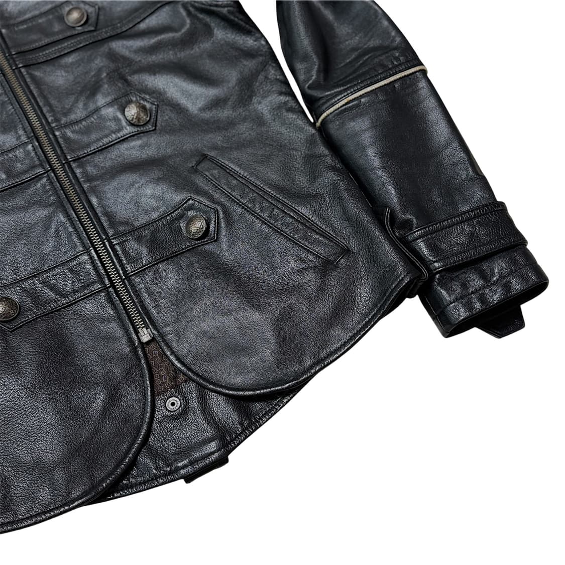 VINTAGE NAPOLEON  GOAT LEATHER JACKET 상품이미지2