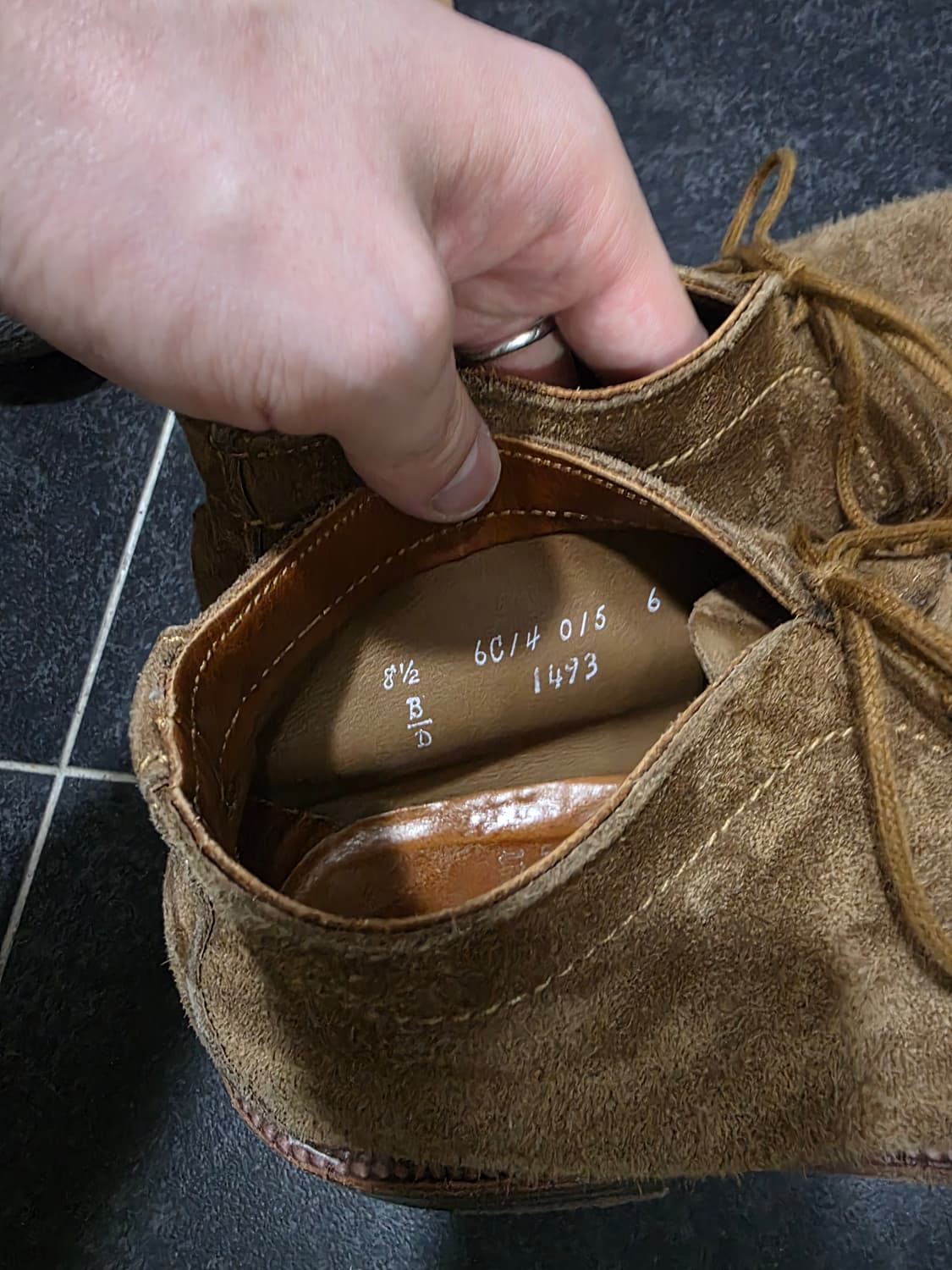 알든 Alden 처카 Chukka 1493 스너프 Snuff US8.5D 상품이미지8