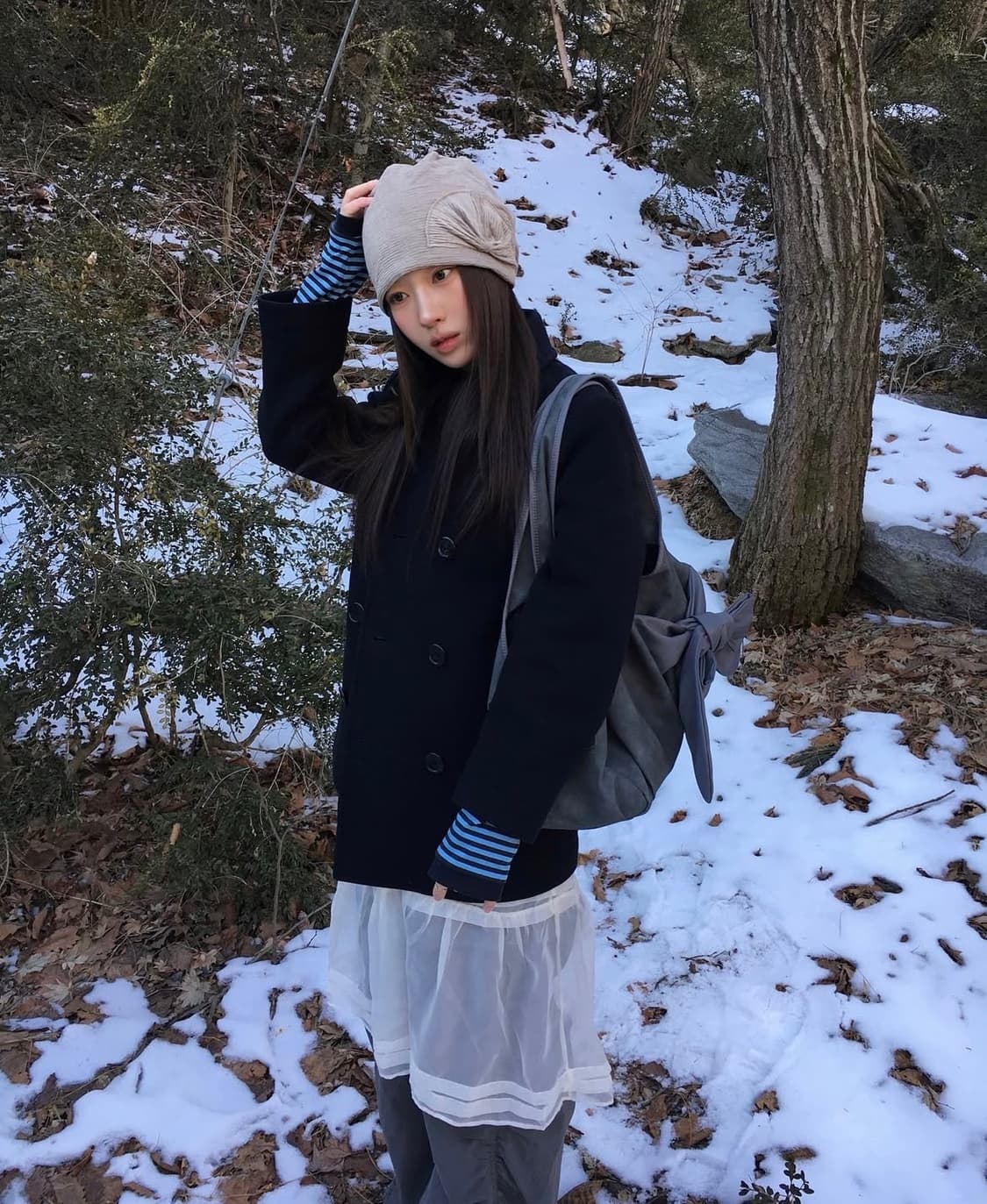 골덴 비니 블랙 상품이미지3