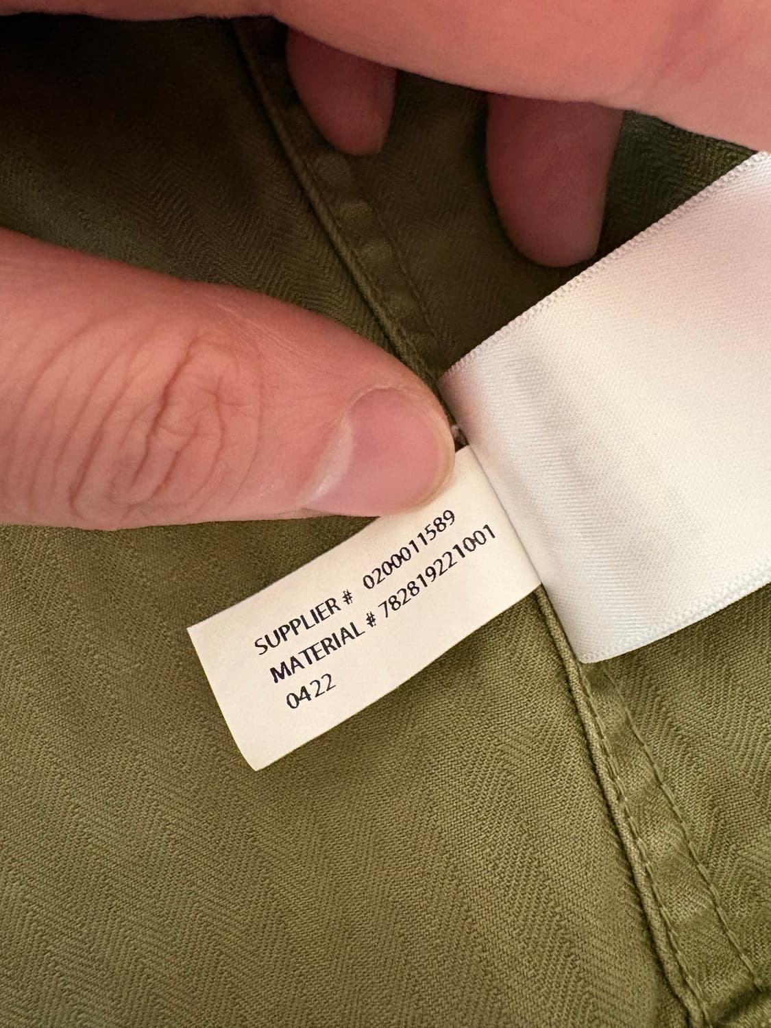 RRL HBT롱슬리브 밀리터리 셔츠 XL 상품이미지3