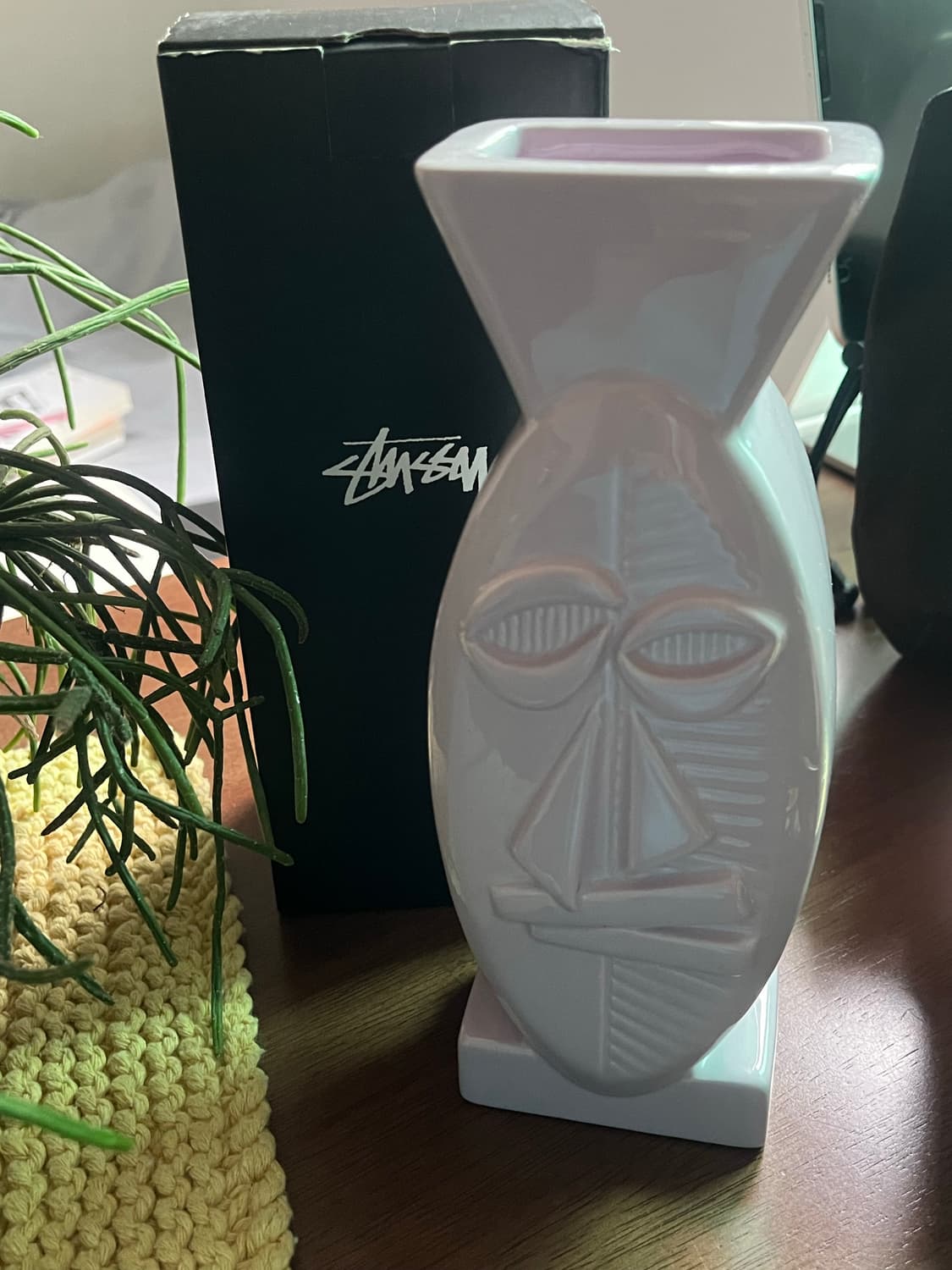 Mask ceramic vase 마스크 세라믹 화병 상품이미지6