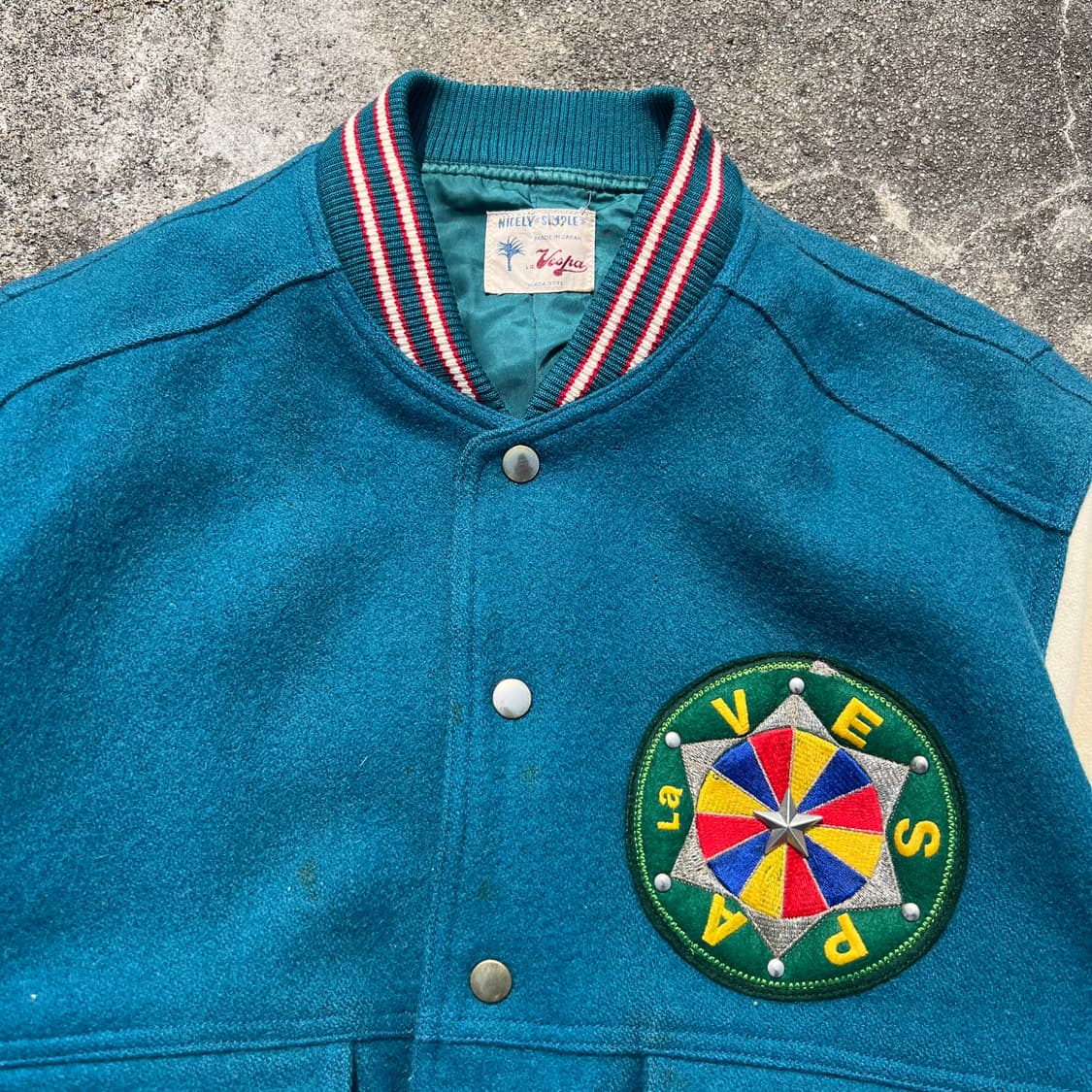 90‘s La Vespa 울 바시티 자켓 상품이미지2