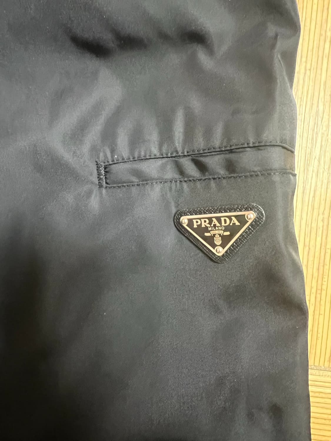프라다 리나일론 팬츠 블랙 48 상품이미지3