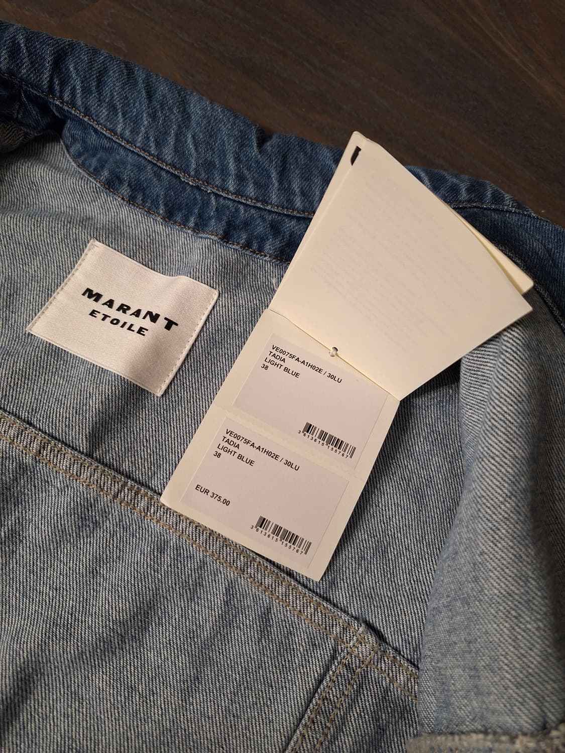 이자벨마랑 타디아 데님 청자켓 (라이트블루 색상, 38size) 상품이미지6