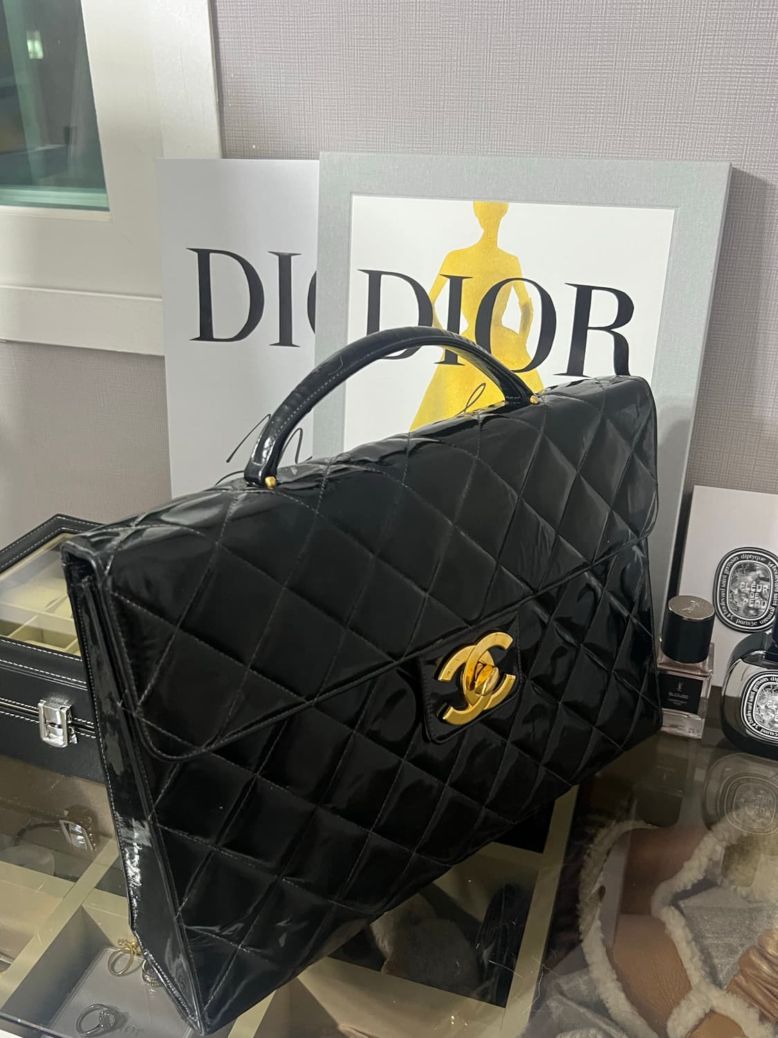 빈티지 샤넬 브리프 케이스 상품이미지1