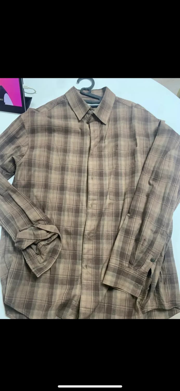 아르반 포레스트 체크셔츠 월넛 브라운 2 상품이미지3