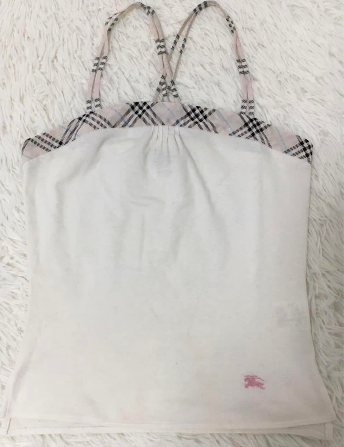 버버리 블루라벨 노바체크 슬리브리스 상품이미지1