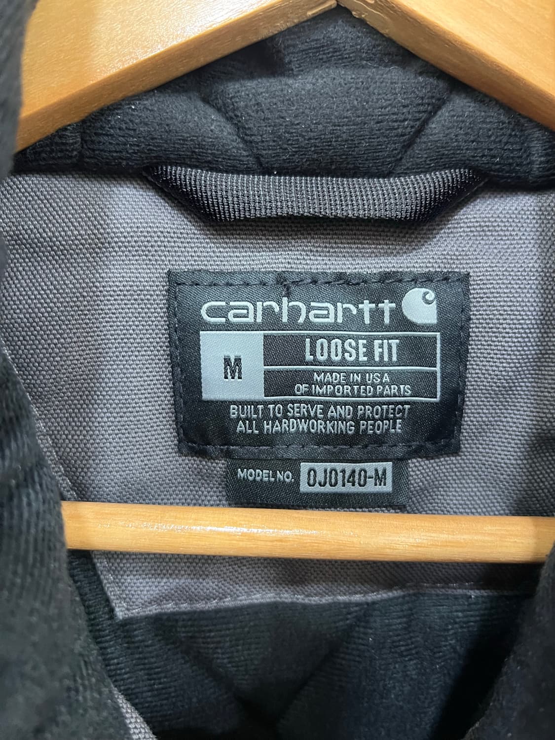  칼하트 후드 워크 자켓 그레이 M 상품이미지3