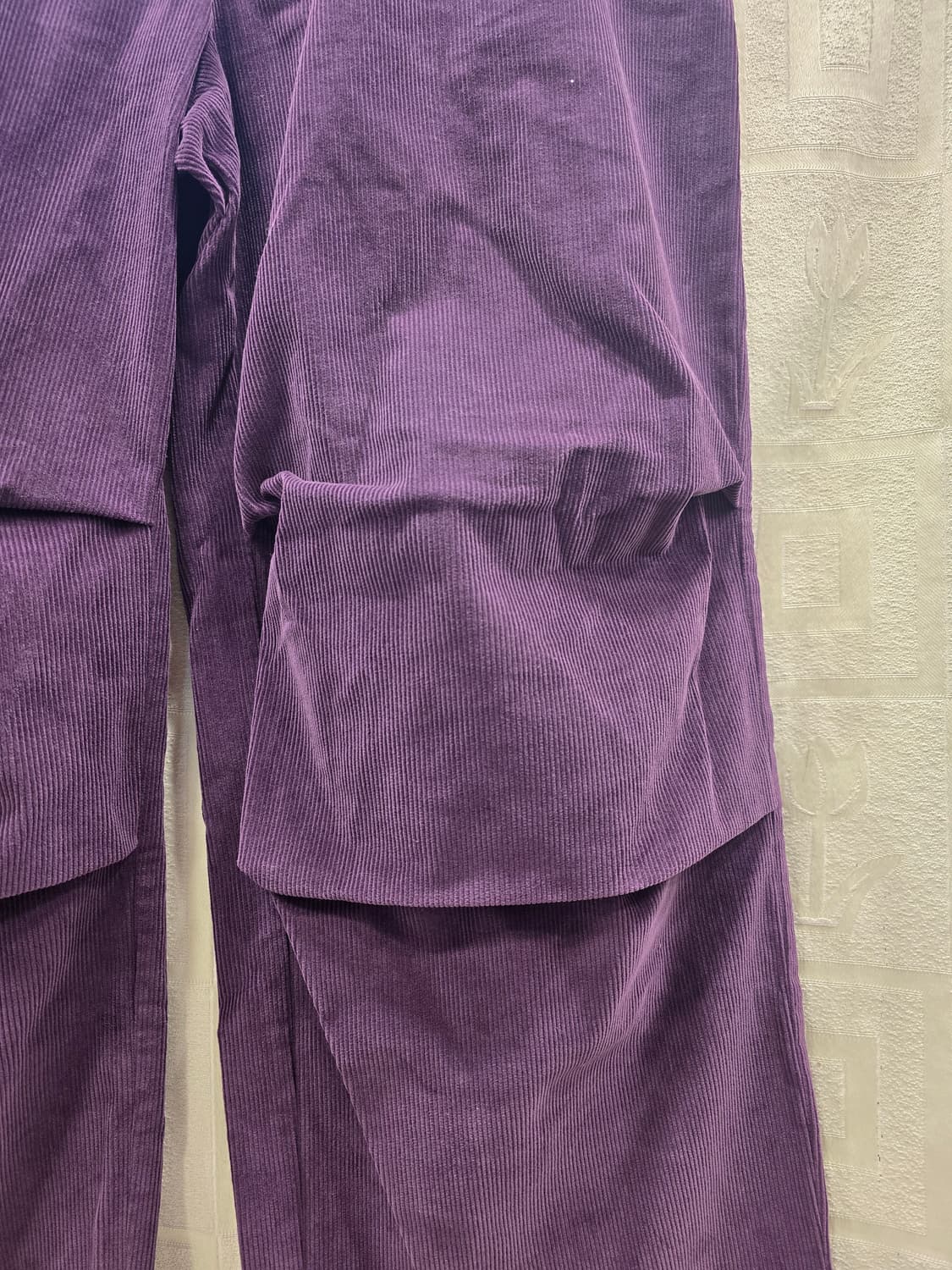 거의새거) 아비에무아 Avie Muah 퍼플 코듀로이 와이드 팬츠 3사이 상품이미지3