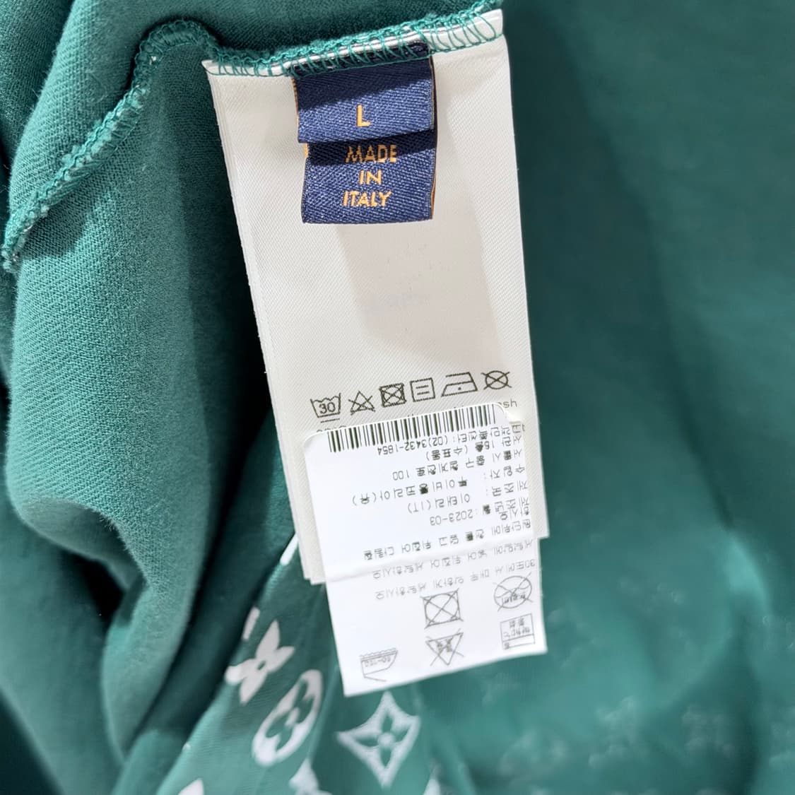 (A+/L) / 루이비통 LV로고 그라디언트 코튼 반팔 티셔츠 상품이미지8