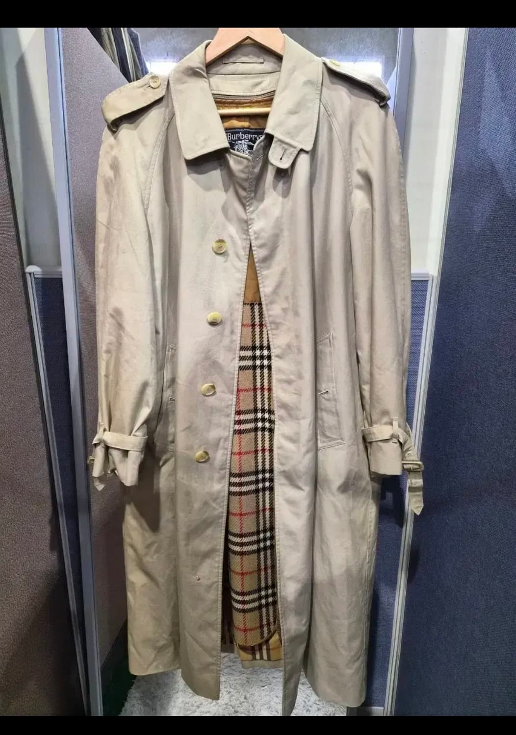 ###세일###빈티지 버버리쿄트(남.여공용) 상품이미지1