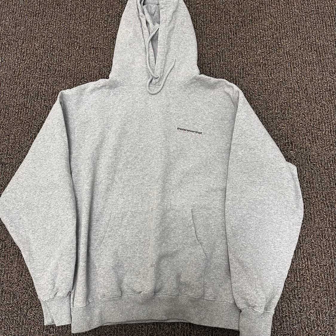 디스이즈네버댓 후드티셔츠 그레이 L 상품이미지1