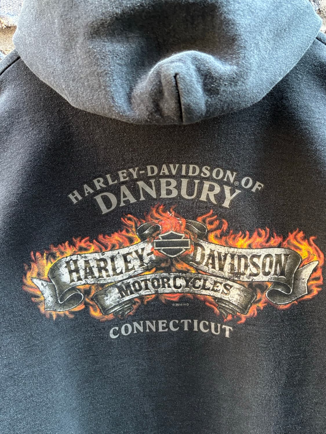 할리데이비슨 플레임 집업후디 상품이미지3