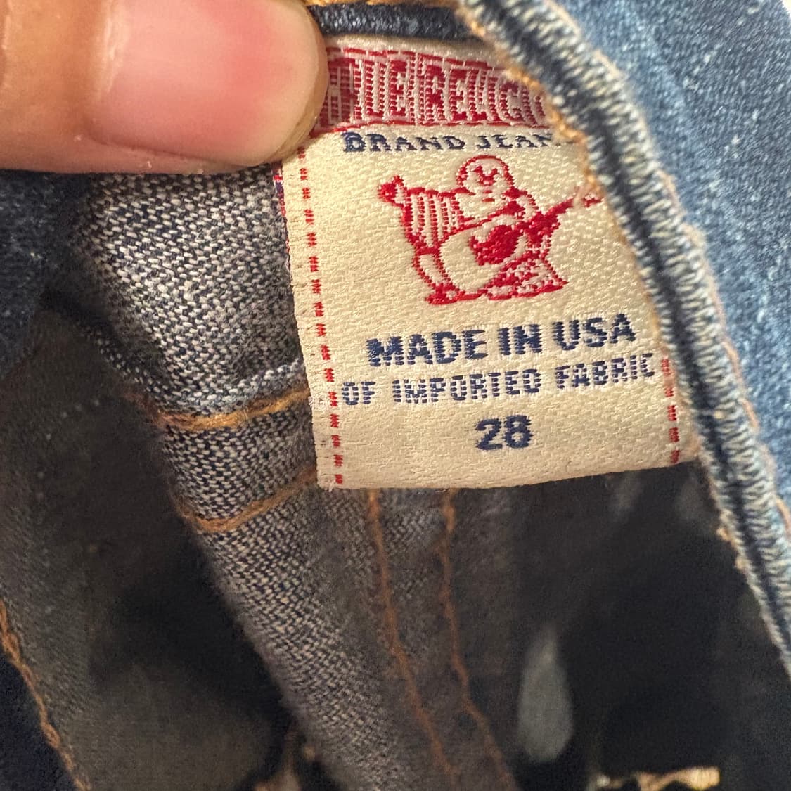 트루릴리전 true Religion 28 데님 청바지 상품이미지5