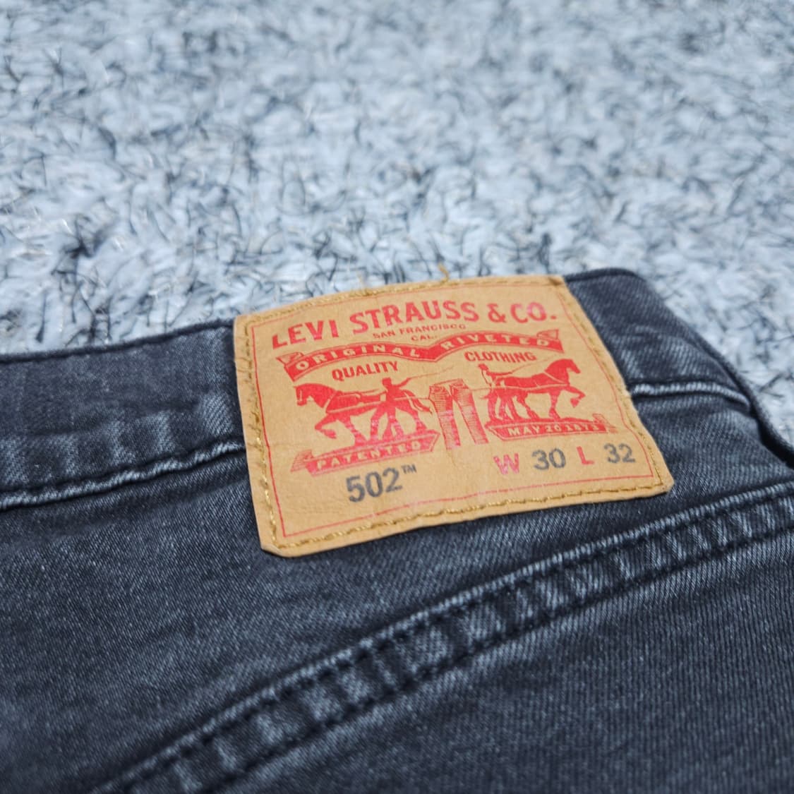 리바이스502) 30/32 남자 흑청바지 데님팬츠 / 왕눈이샵 상품이미지7