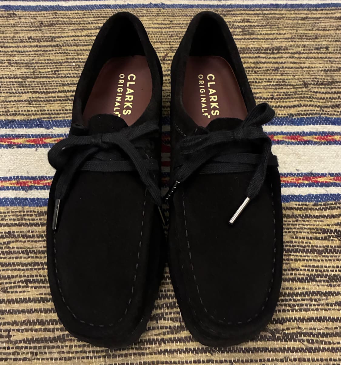 (240)클락스X찰스스테드 스웨이드 블랙 왈라비 로퍼  상품이미지2