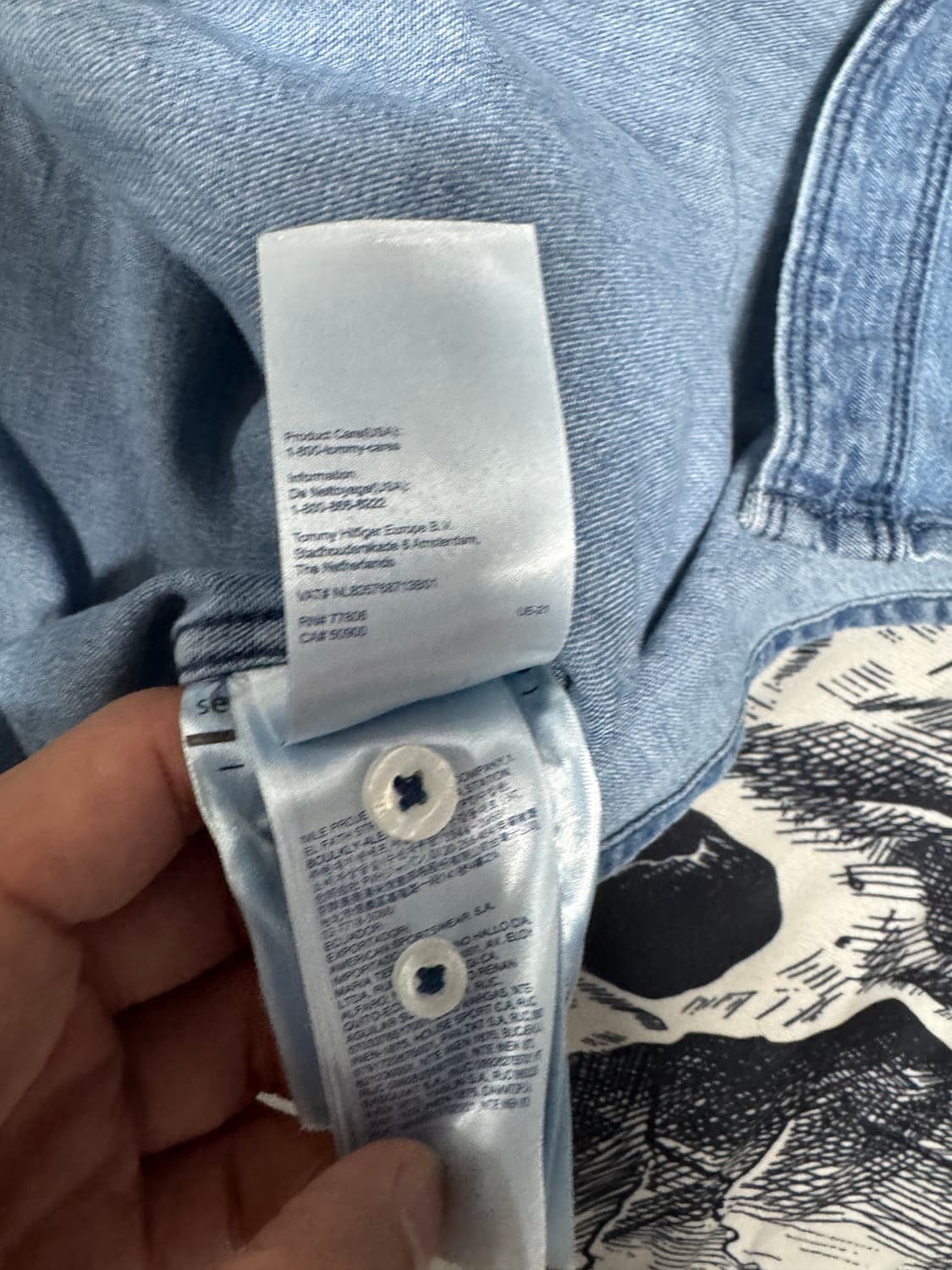 타미힐피거 데님셔츠 XL사이즈  상품이미지7