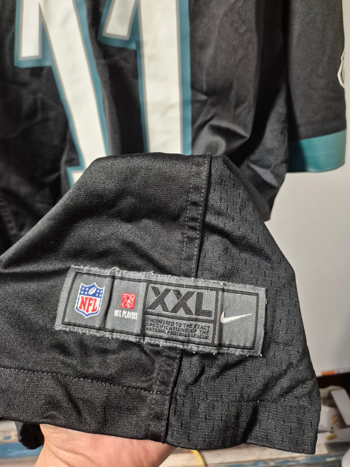 *무배*나이키 NFL 필라델피아 이글스 웬츠 11번 XXL 블랙 져지 상품이미지6