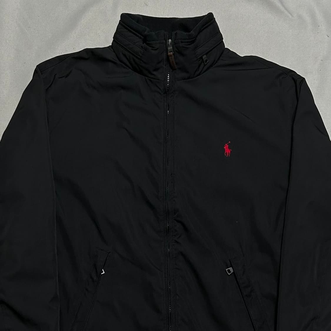 L 폴로랄프로렌 내장후드 블랙 폴리쉘 페리 자켓 상품이미지1
