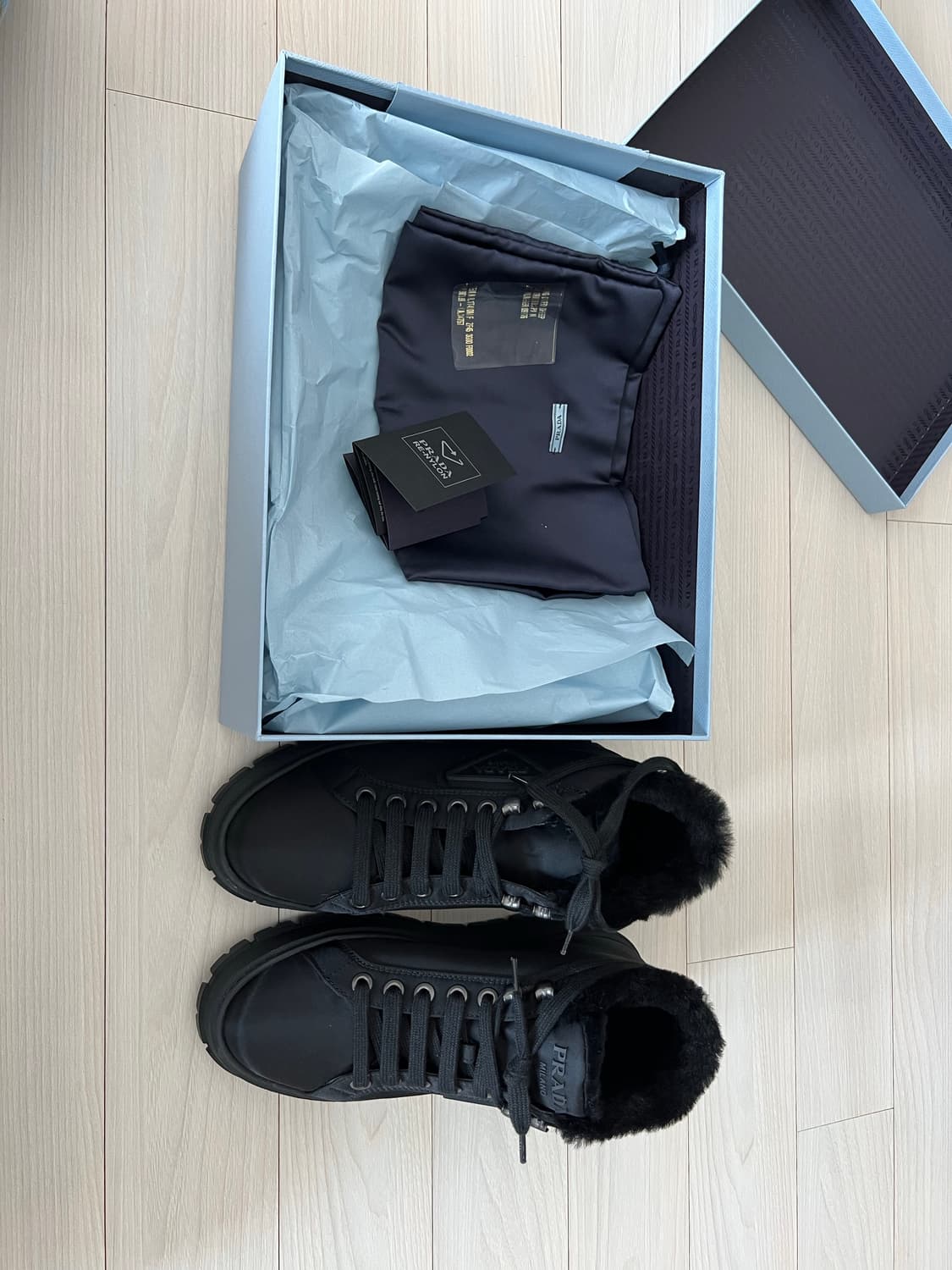 프라다 시어링 워커부츠 37.5 상품이미지9