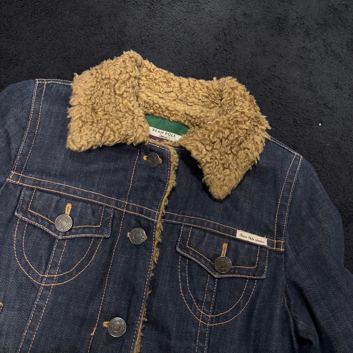 우먼90 빈폴 인디고 쉐르파 데님자켓 상품이미지3