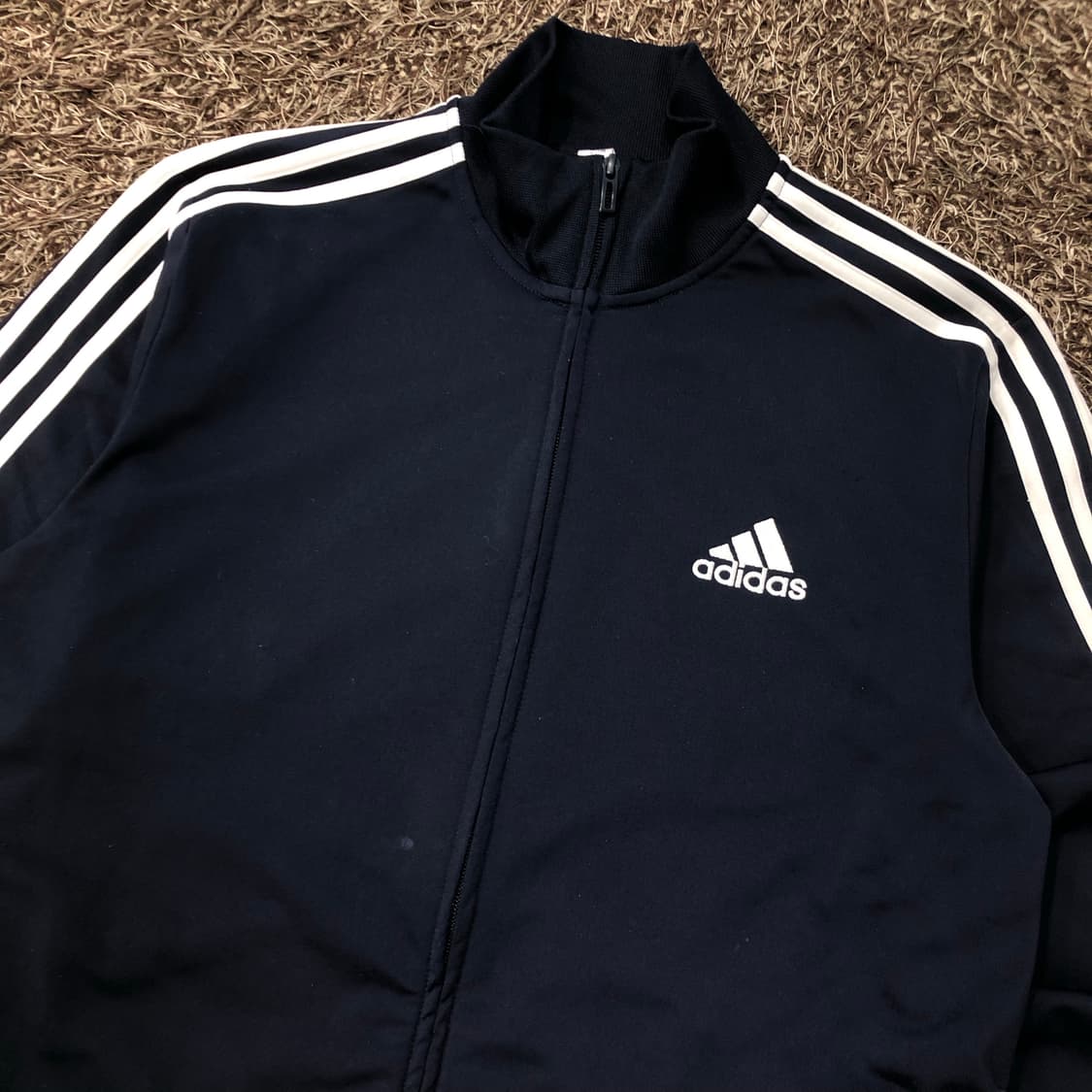 아디다스 네이비 삼선 져지 트랙 자켓 상품이미지2