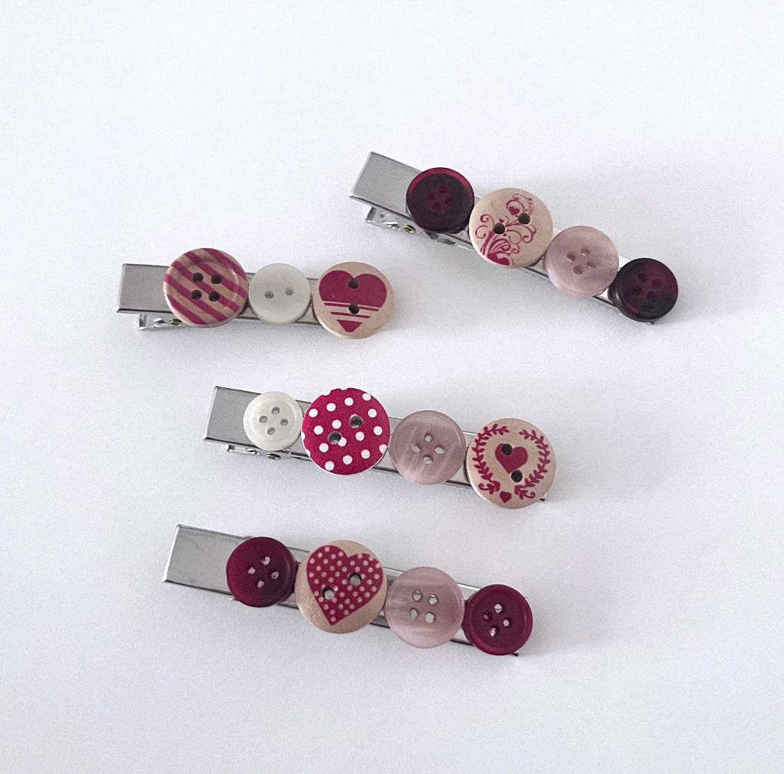 One&Only Button Hair-pin 단추 헤어핀 상품이미지1