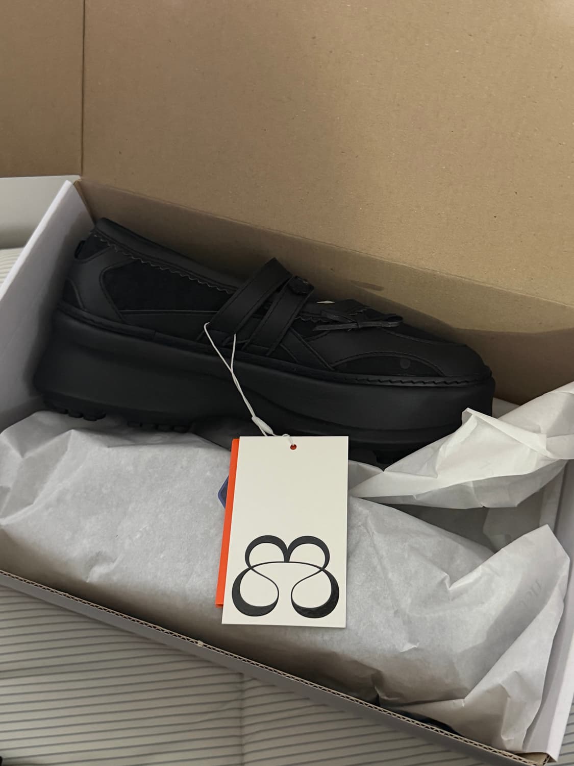 뚜오미오 x 플러피시트러스 메멘토 패치워크 플랫폼 메리제인 (블랙) 상품이미지2