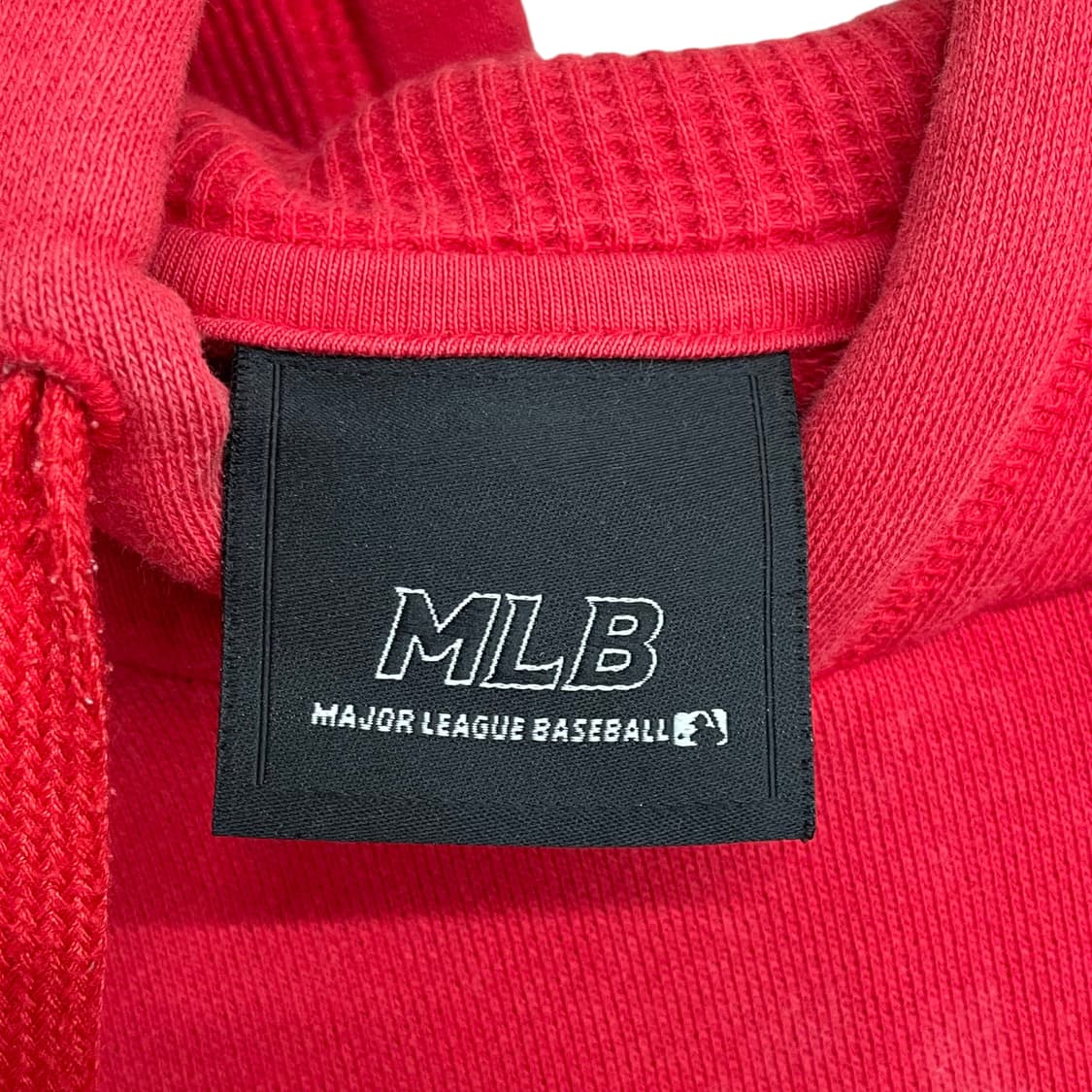 MLB 빨강 크롭 후드티 L (크롭 리폼) 상품이미지6