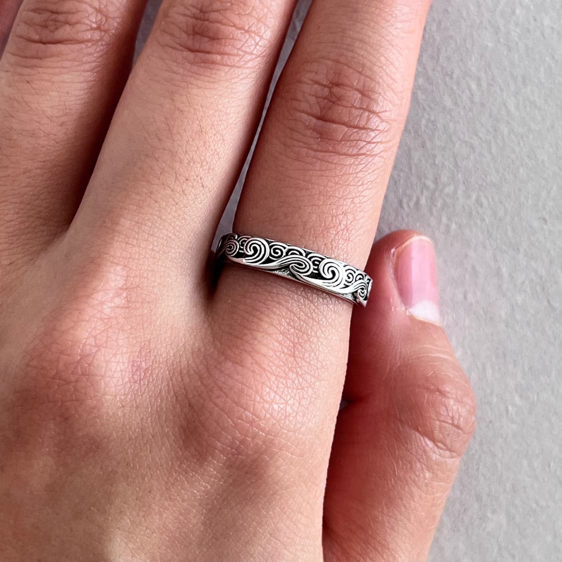 웨이브 반지 상품이미지5