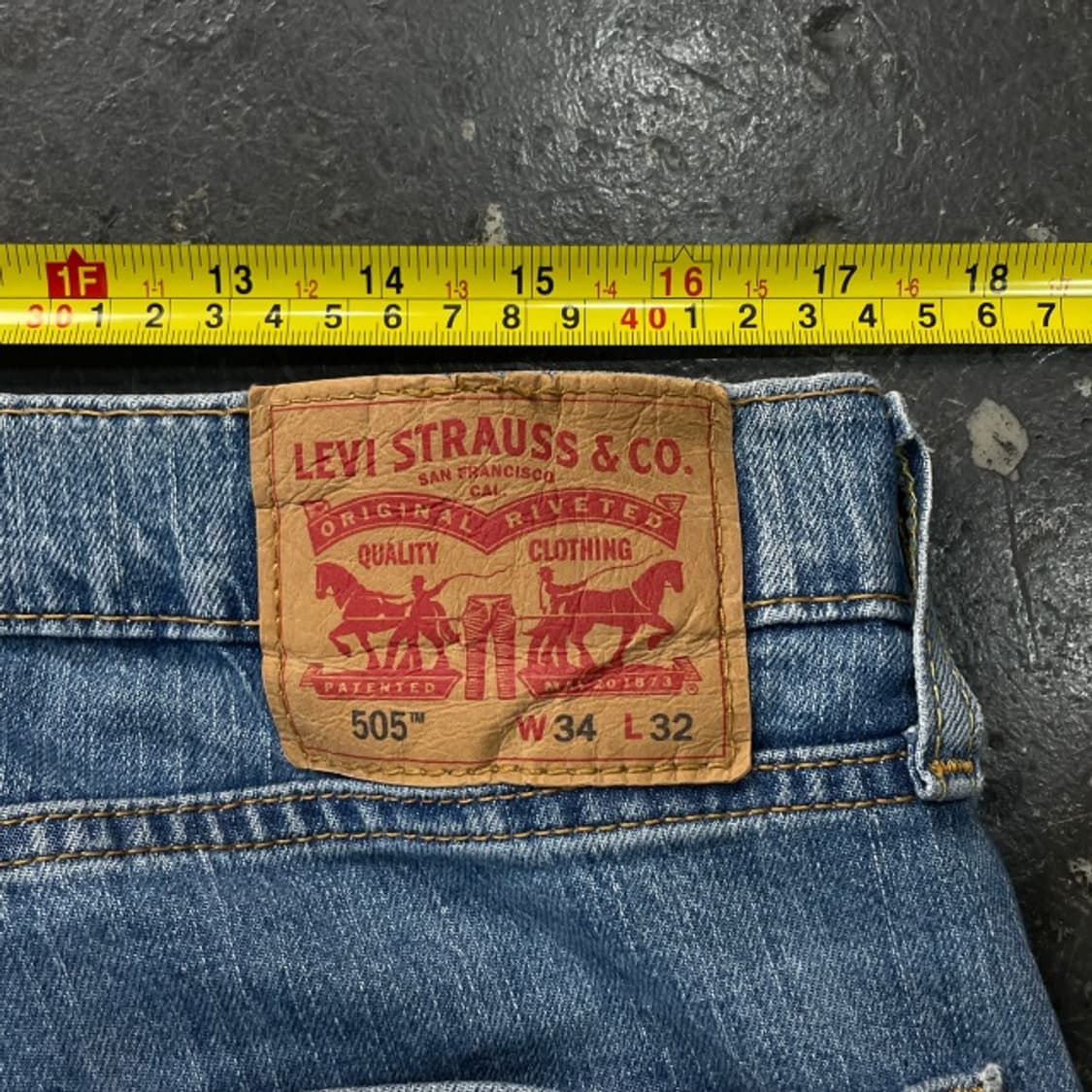 34 리바이스 505 청바지 상품이미지9