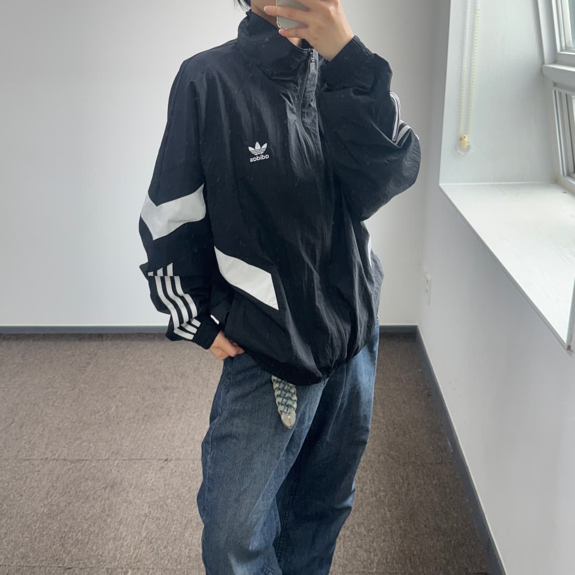 Adidas 아디다스 파이어버드 블랙 바람막이 상품이미지2