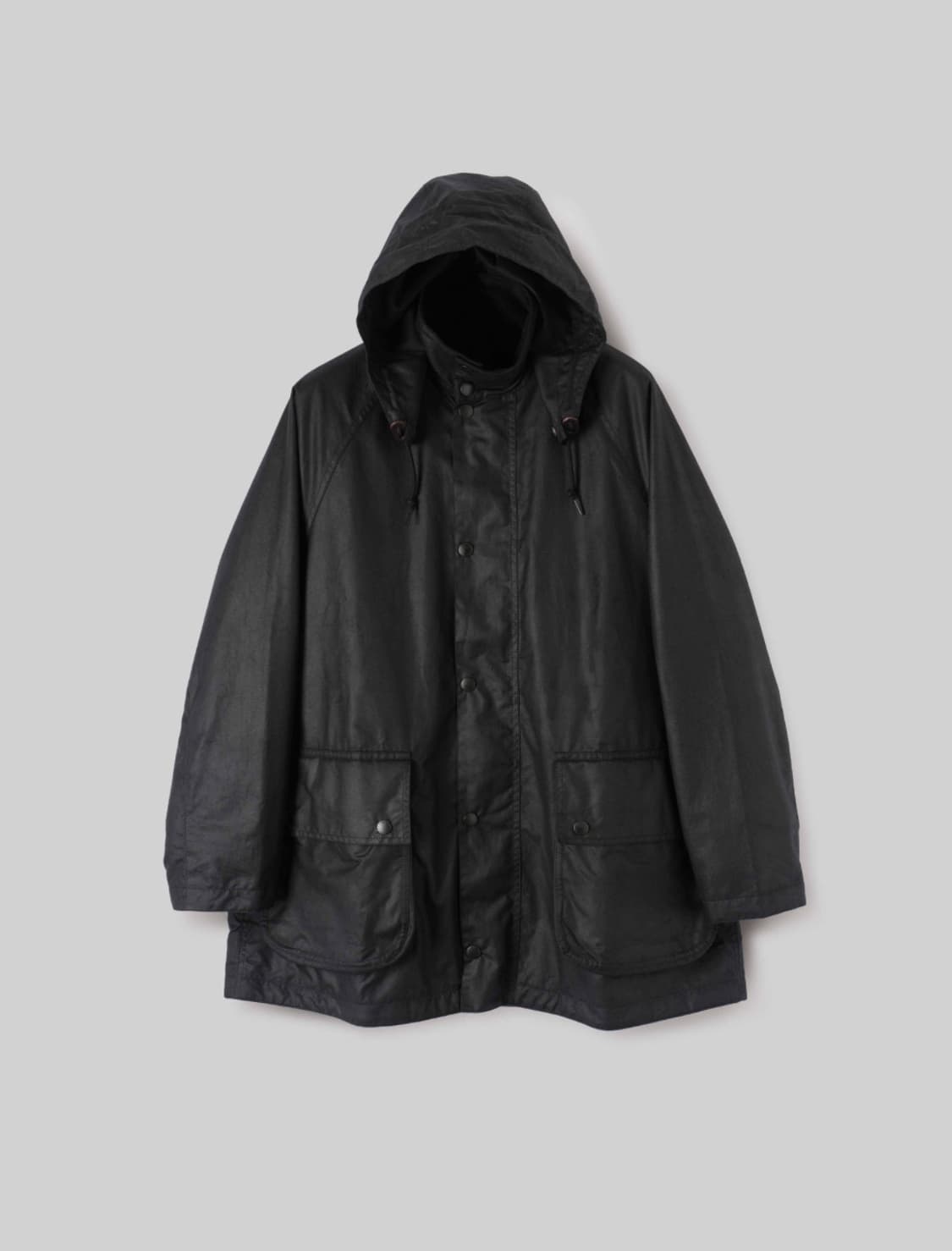 바버 x 마가렛호웰 스탠드 칼라 왁스 자켓(블랙 / xs) 상품이미지3