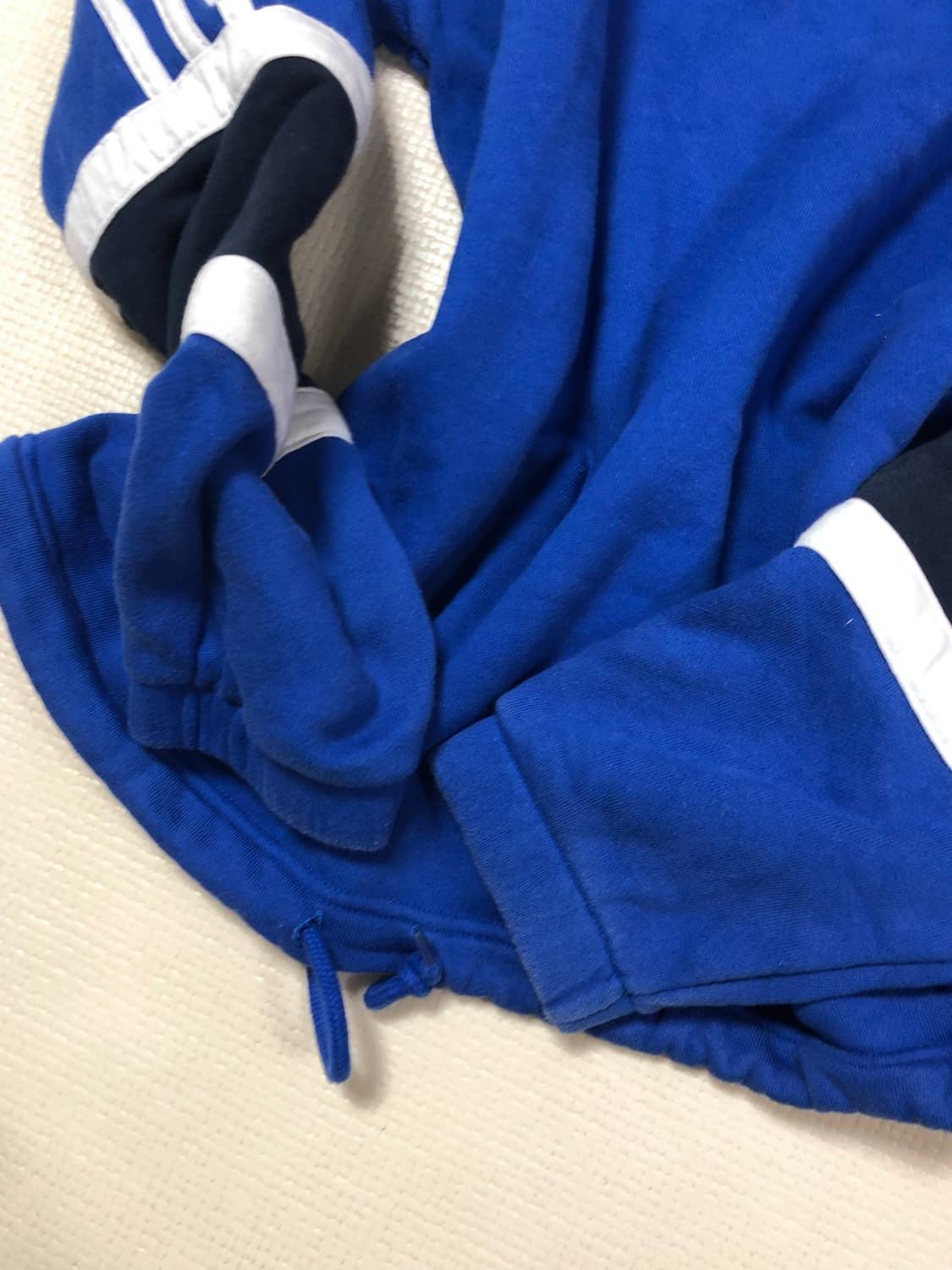 빈티지 아디다스 블루 파이어버드 스웻셔츠 상품이미지8