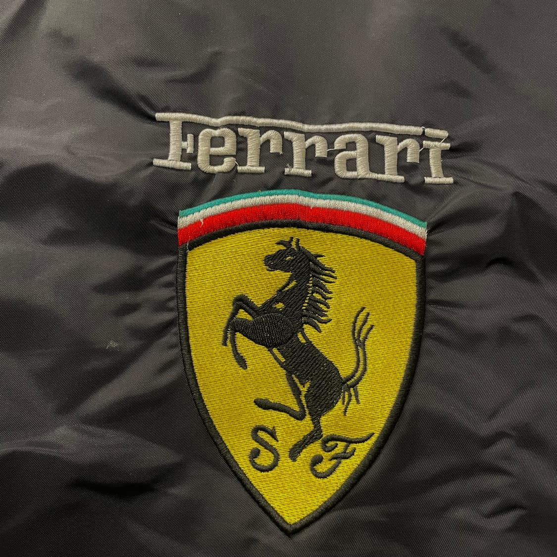 페라리 보다폰 F1 레더 패치 레이싱 자켓 바이커 자켓 상품이미지4