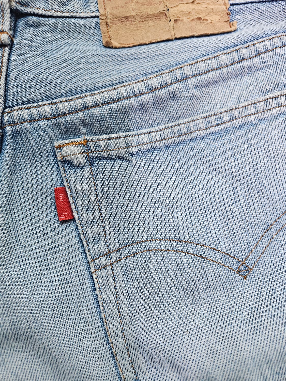 80s levis 501 redline 셀비지 (555 발렌시아 공장) 상품이미지3