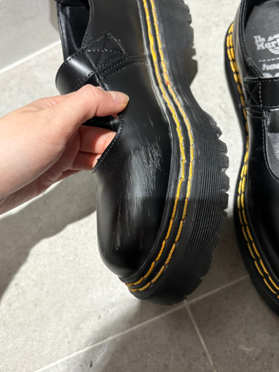 닥터마틴 헤븐바이 마크제이콥스 블랙 메리제인 로퍼 상품이미지3