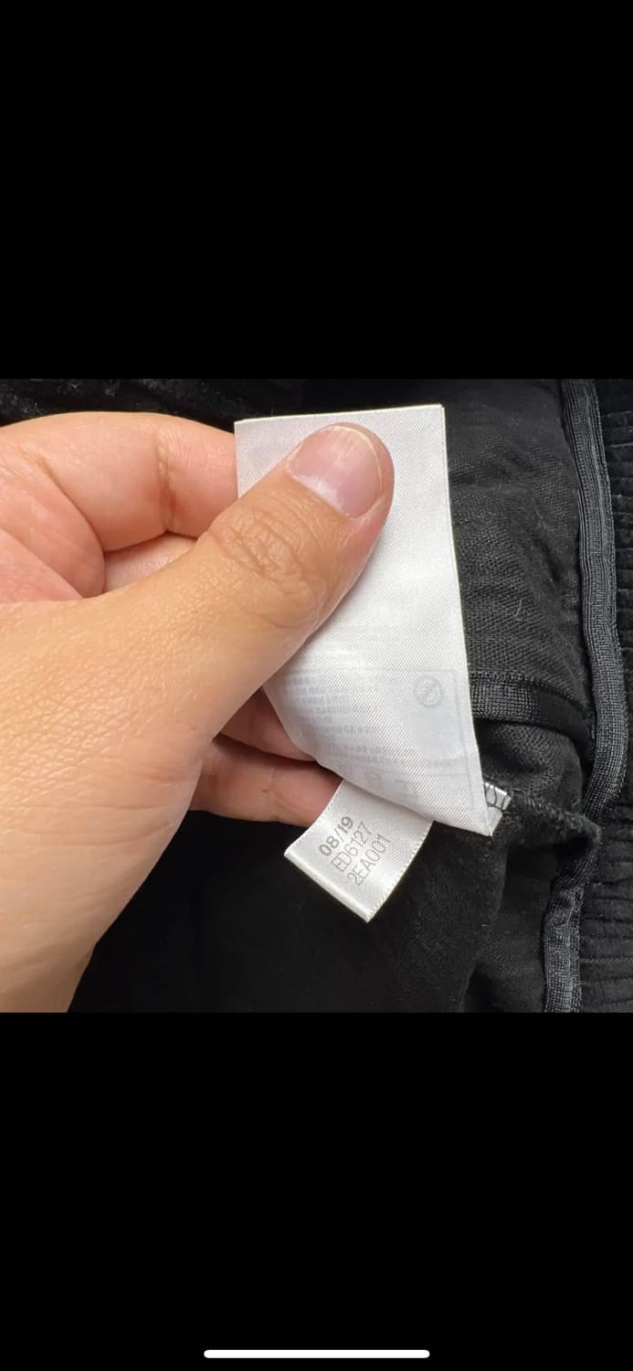 [정품/M] 아디다스 유로파 벨벳 와플 블랙 트랙탑/져지 상품이미지8