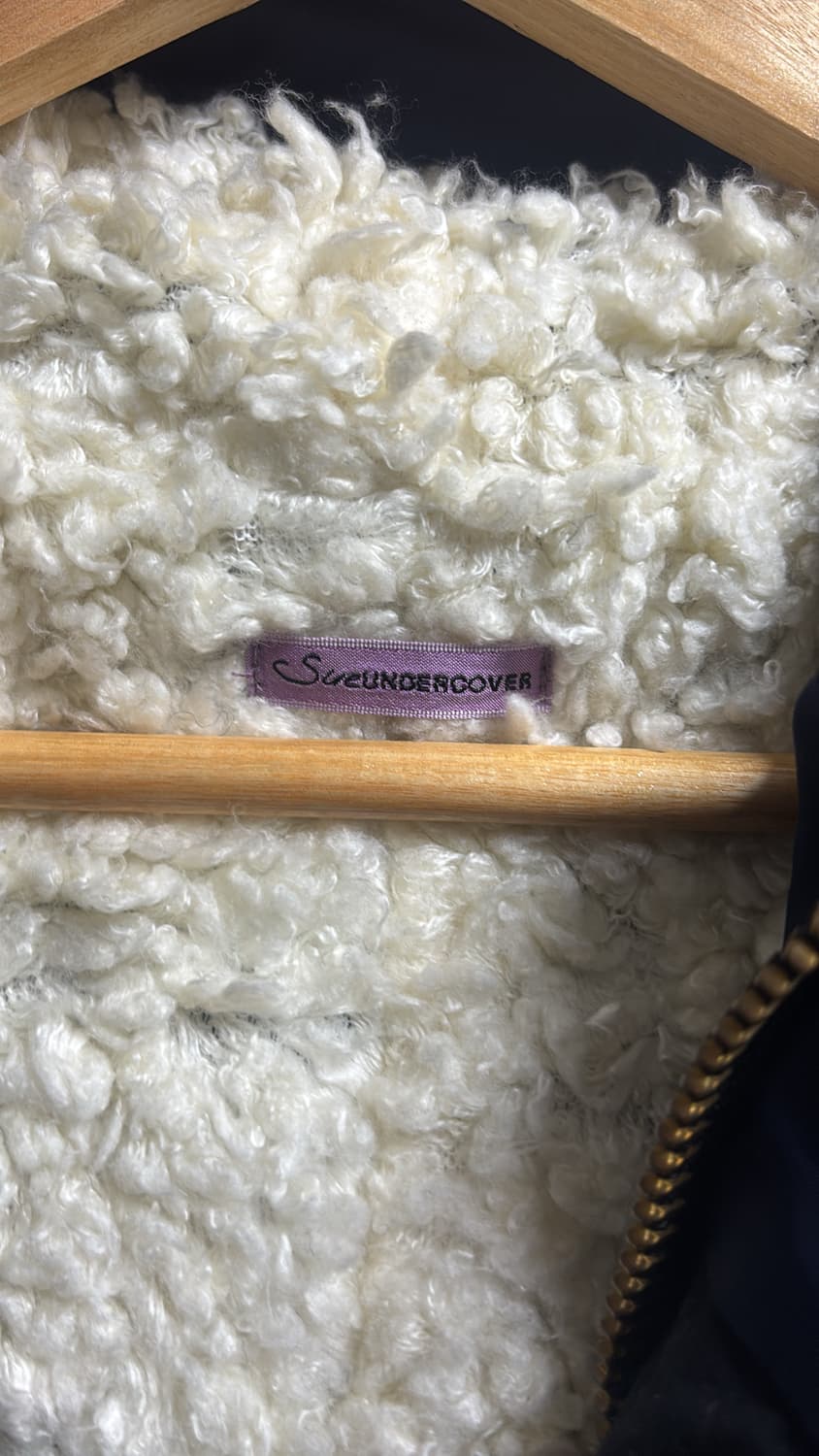 언더커버 알파카 퍼 파카 후드집업 코트 상품이미지5