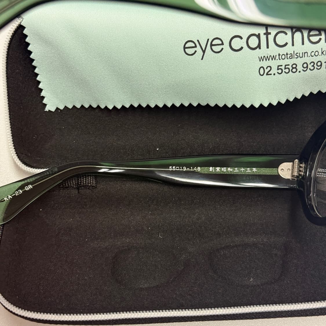 금자안경 가네코옵티컬 아세테이트 그린 판매 상품이미지8