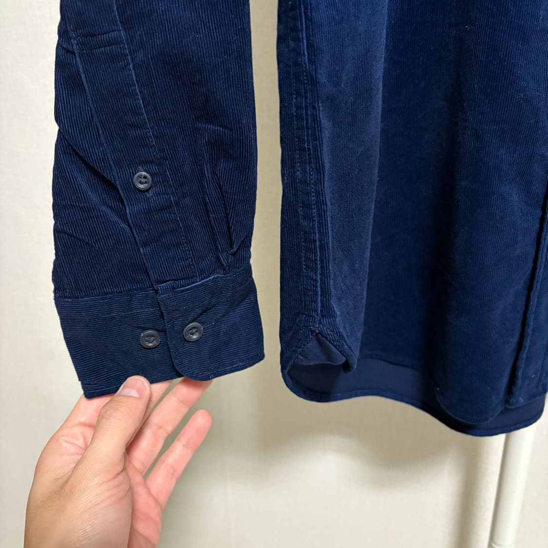 유니클로 코듀로이 셔츠 / 네이비, M 상품이미지5