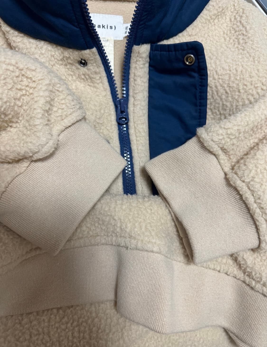 카키스 캠퍼 풀오버 크림 XL 상품이미지5