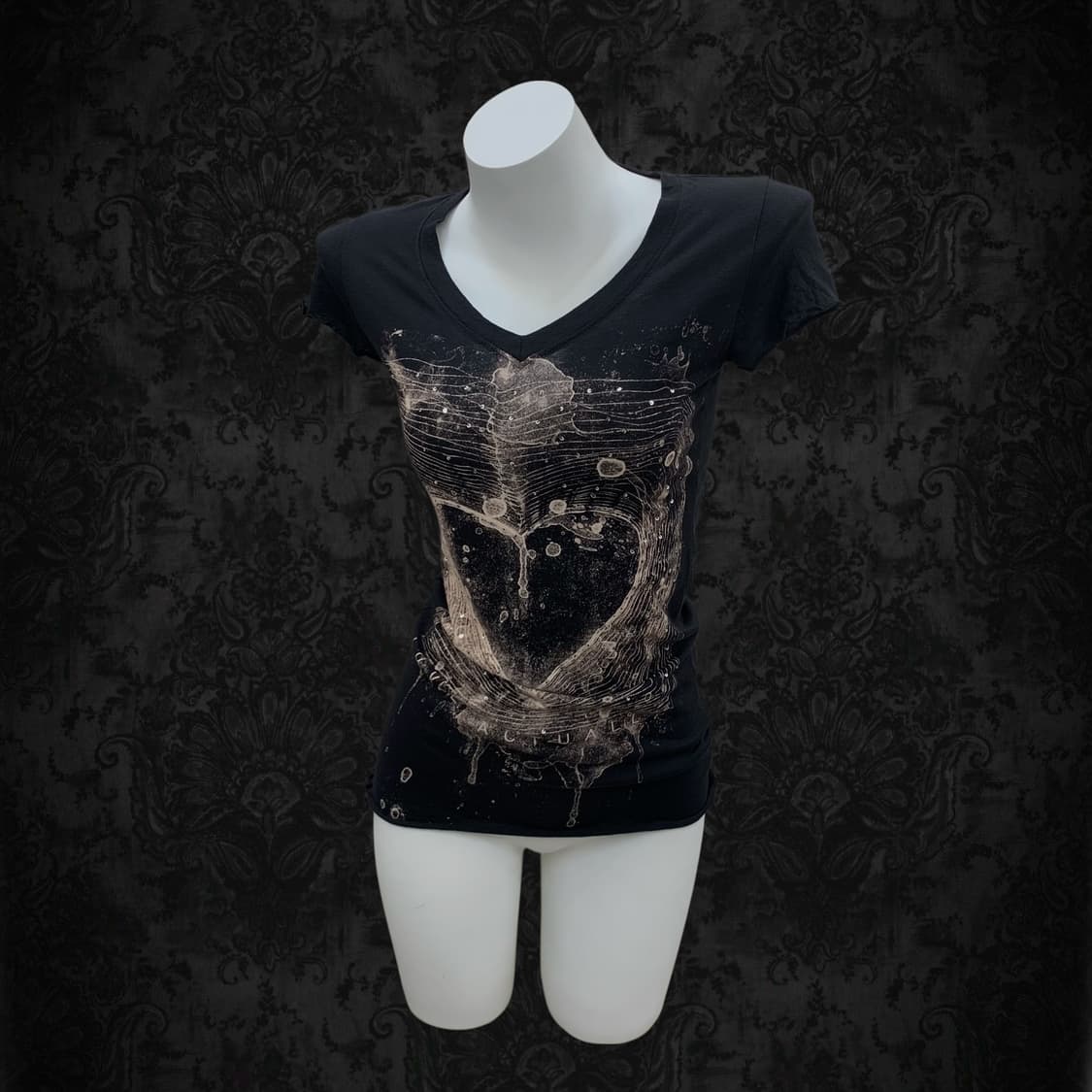 Y2k a short-sleeved T shirt (미세구멍) 상품이미지1