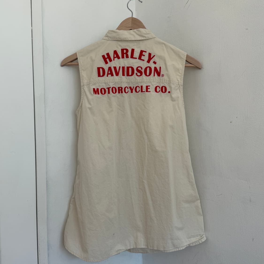 Harley Davidson Skull Tie-front shirt 상품이미지7