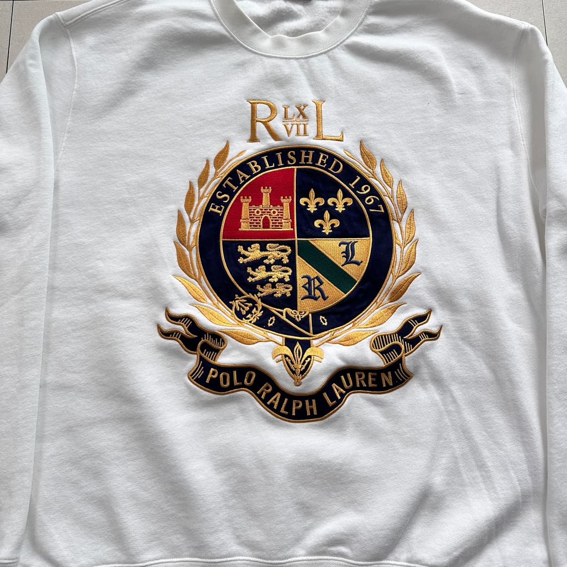 19년 폴로 랄프로렌 크레스트 자수 맨투맨 L  상품이미지2