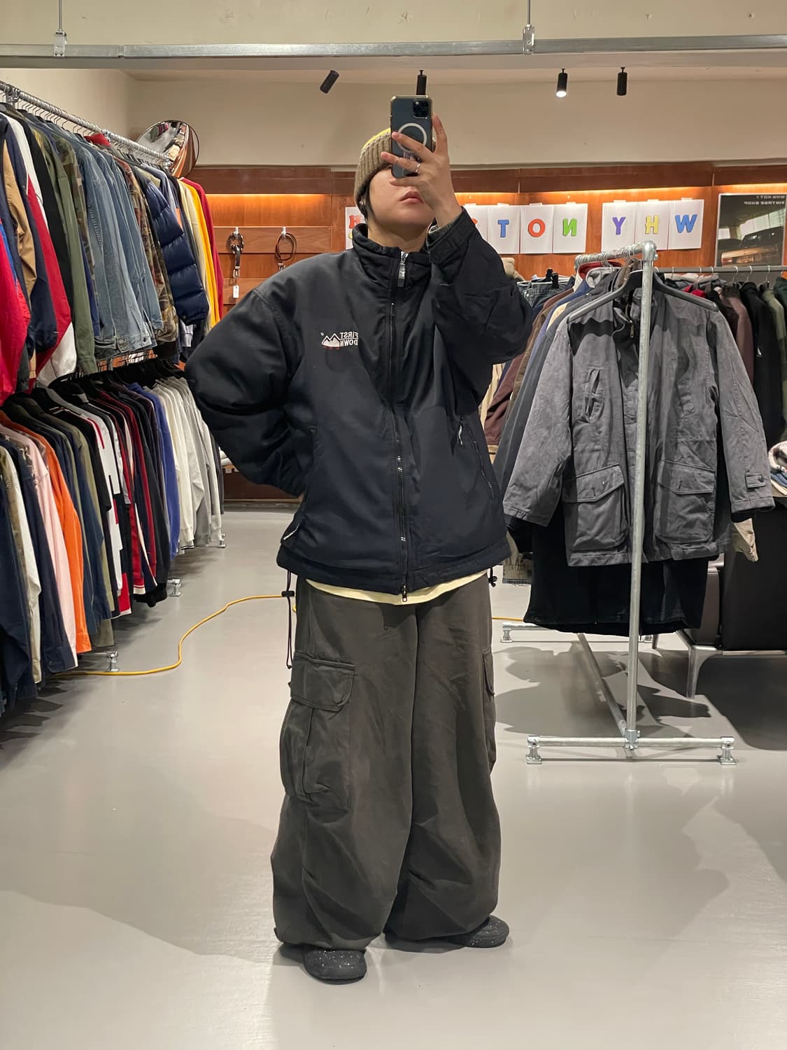 빈티지 아웃도어 다운 자켓   상품이미지5