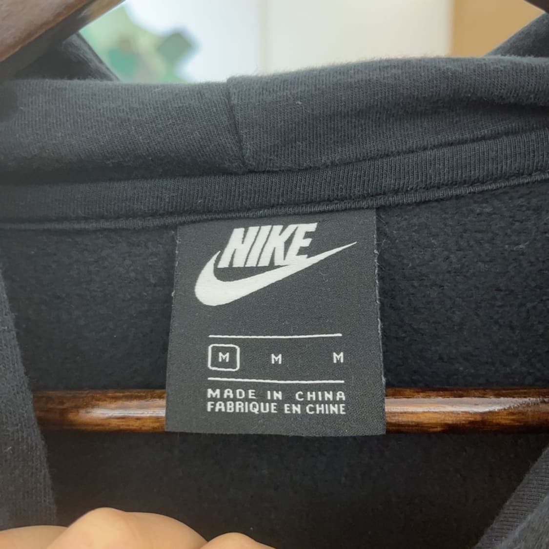 나이키 올드스쿨 레트로 오버핏 약기모 크롭 후드티 M C07779 상품이미지5