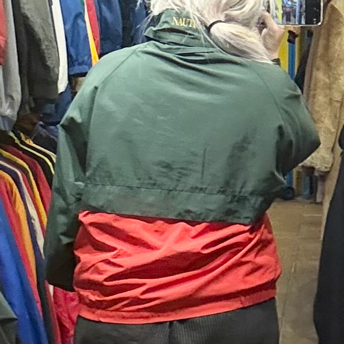 [HI] 노티카 바람막이 레드그린 상품이미지5