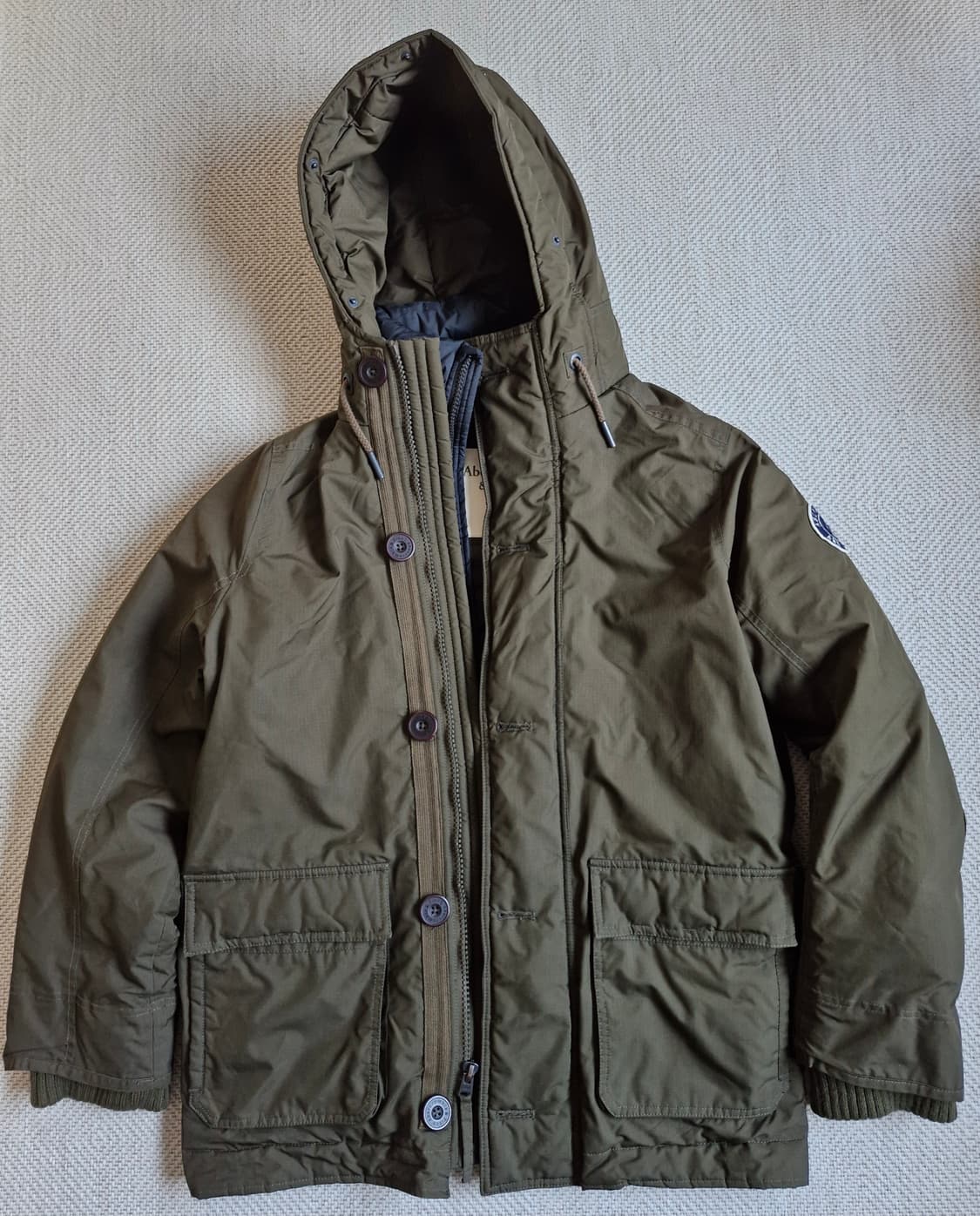 아베크롬비 후디드 밀리터리 파카 L 상품이미지2