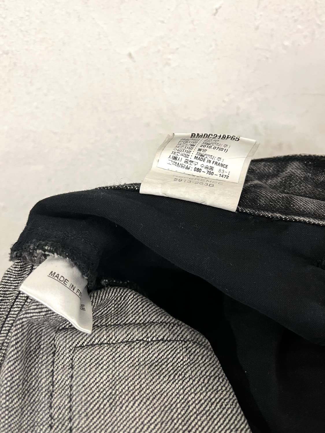 발망 2010FW 데카르넹 데님 플레어 바이커 팬츠 상품이미지4